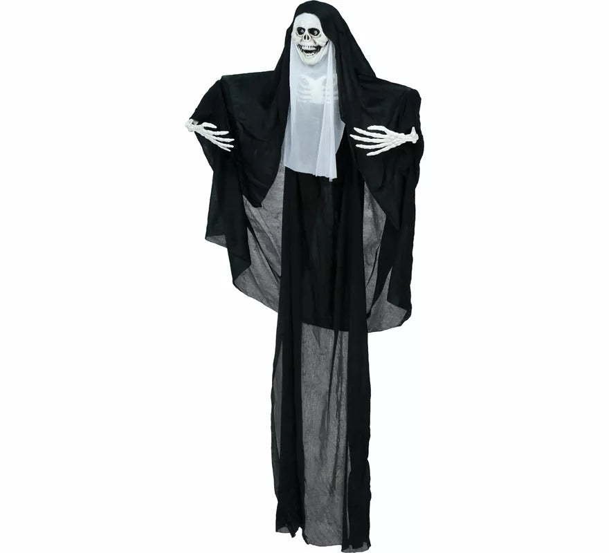 Colgante Esqueleto Monja con Luz de 115 cm