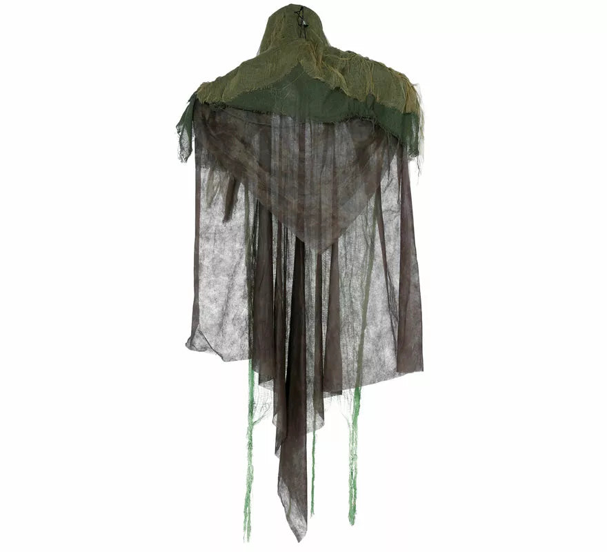 Colgante Esqueleto verde con Luz, Sonido y Movimiento de 165 cm