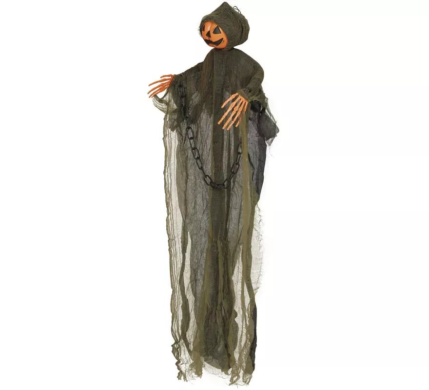 Translation missing: es.Colgante Fantasma Calabaza 98 cm