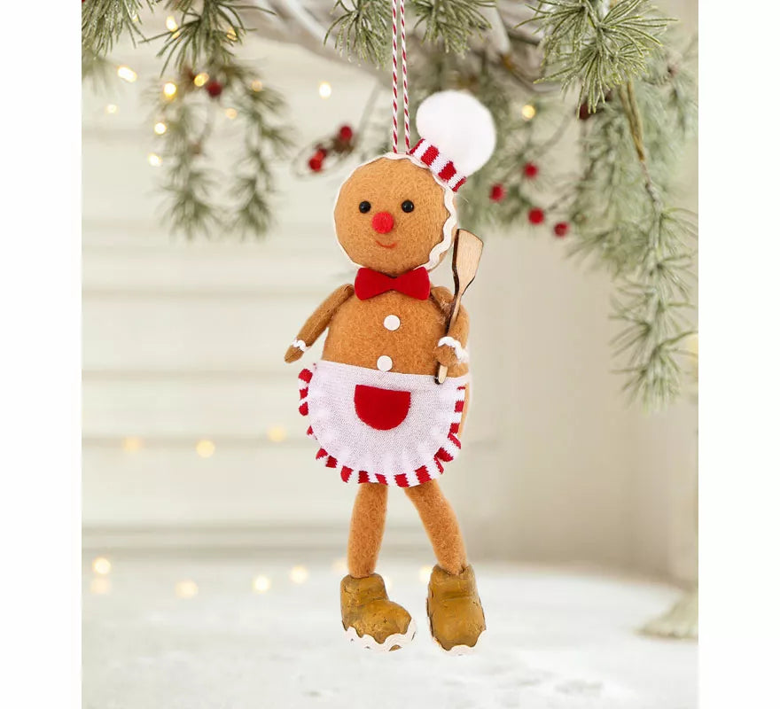 Colgante Galleta de Jengibre Cocinero 17 cm