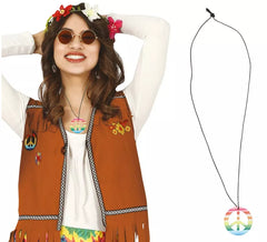 Colgante Hippie multicolor de 6 cm