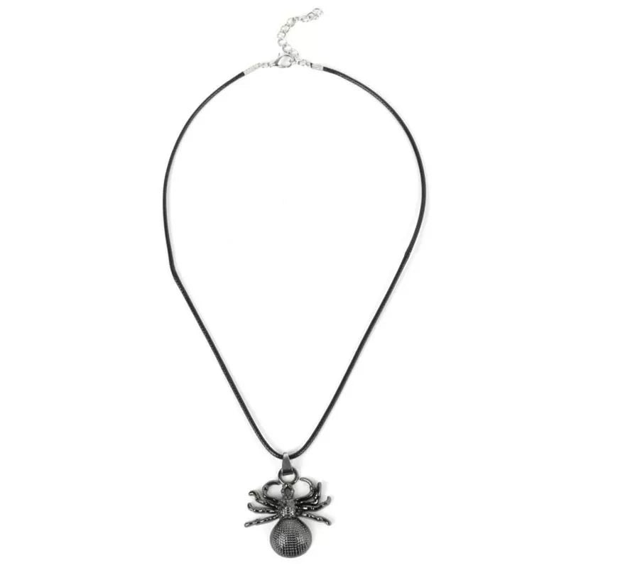 Translation missing: es.Collar Araña gris brillante