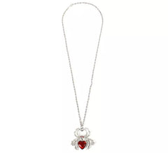Collar Araña roja brillante
