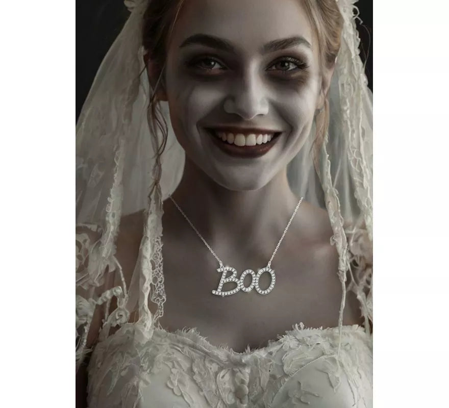 Translation missing: es.Collar Boo Metal de 5,5 cm