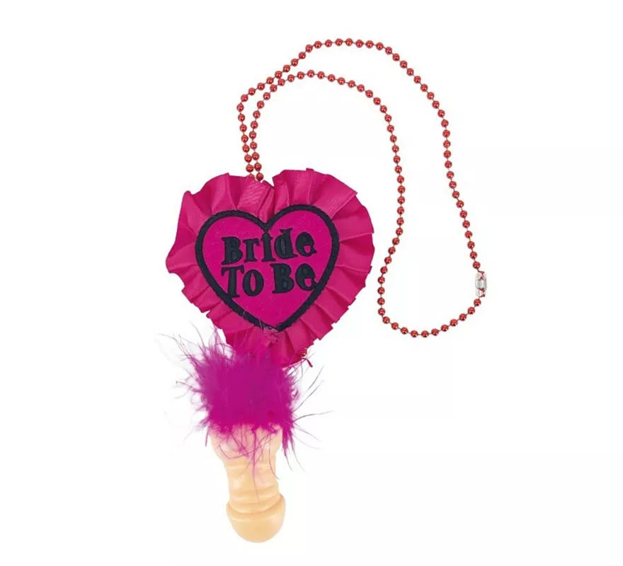 Translation missing: es.Collar Bride to be con pito fucsia