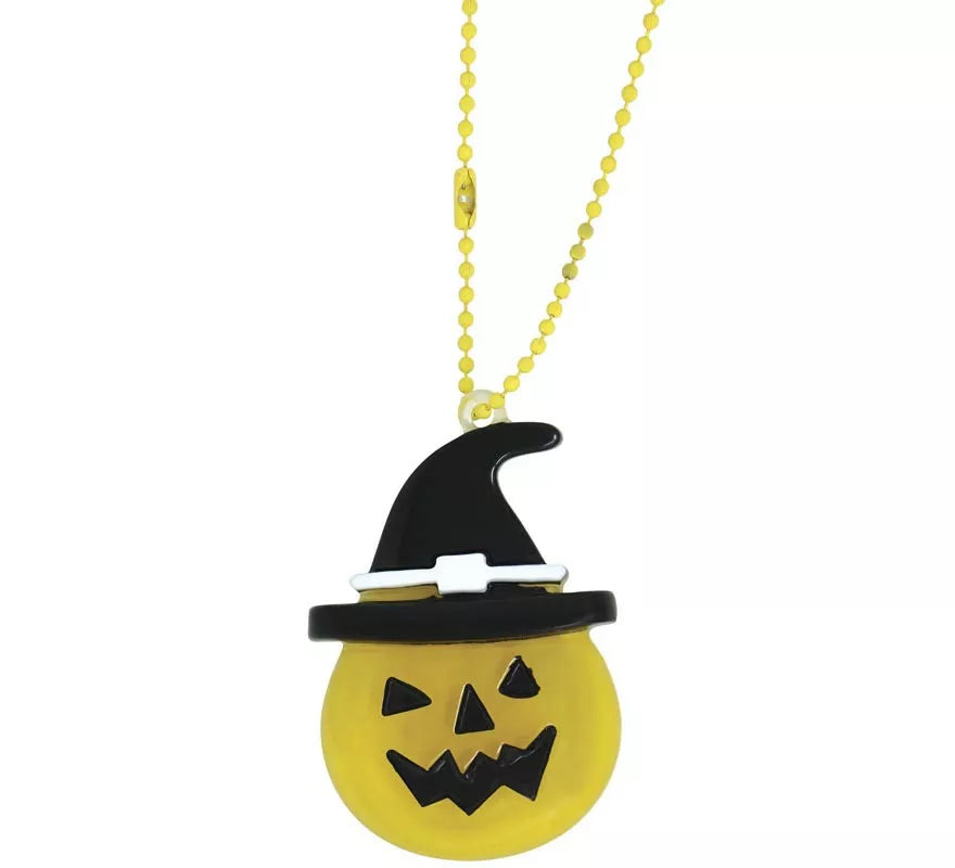 Translation missing: es.Collar Calabaza con Leds de 5 cm