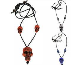 Collar con calaveras en colores surtidos
