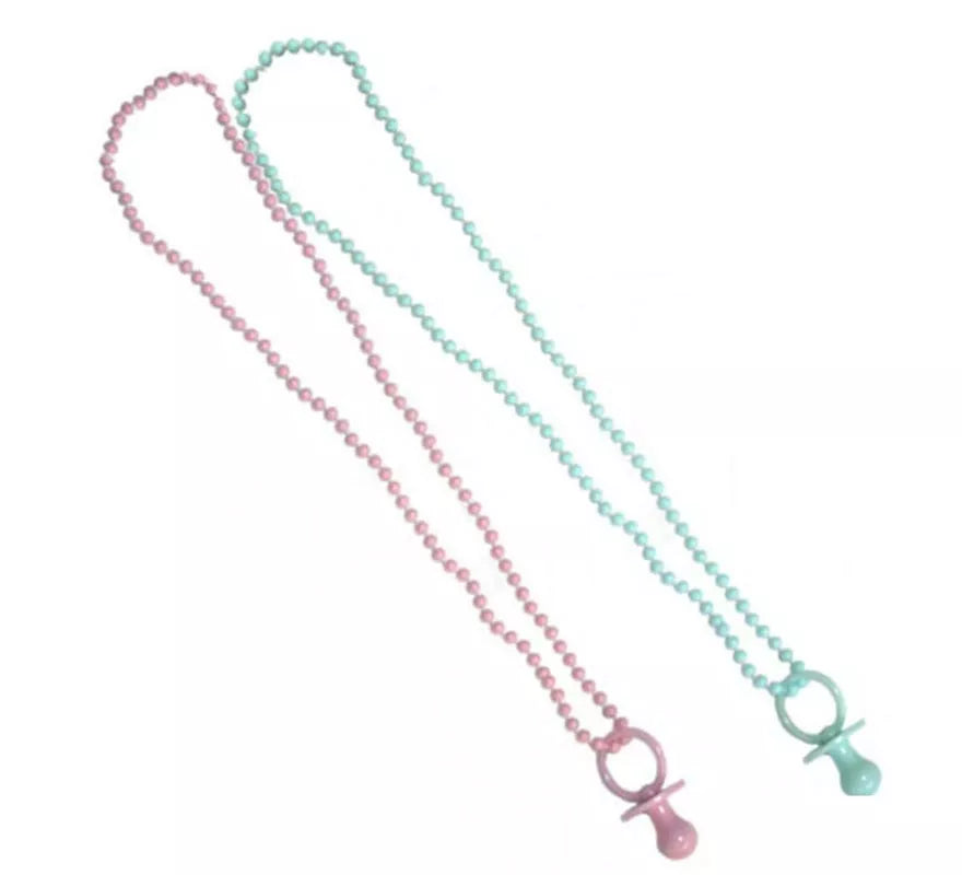 Collar con Chupete de 45 cm colores surtidos