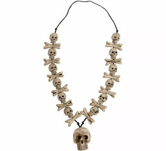 Collar con Colgante de Calaveras