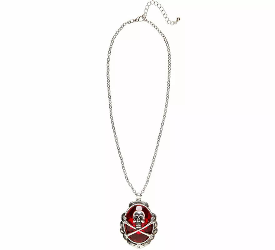 Translation missing: es.Collar con Colgante de Gema Calavera