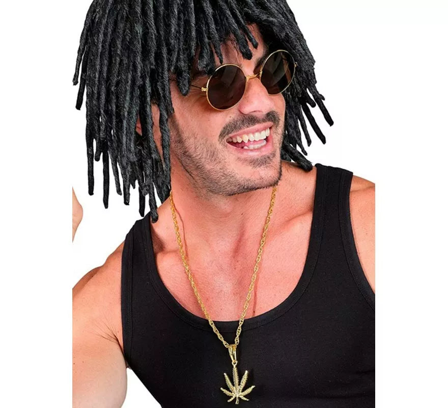 Translation missing: es.Collar con Colgante de Marihuana de 65 cm