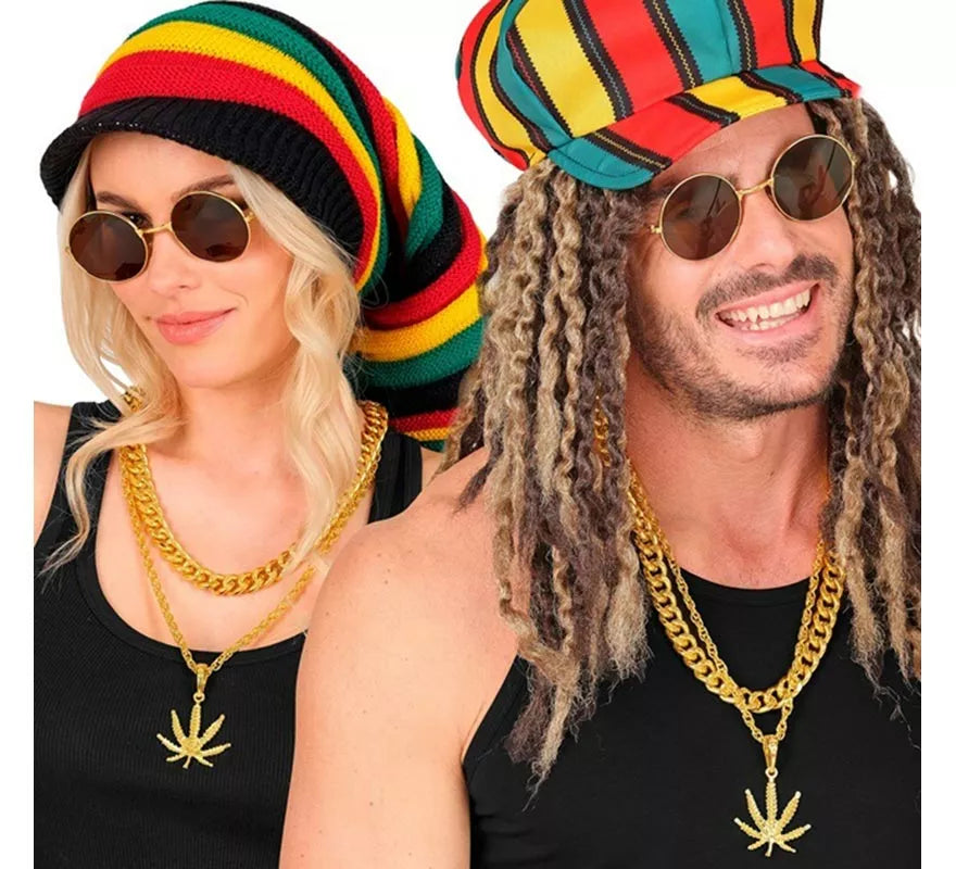 Translation missing: es.Collar con Colgante de Marihuana de 65 cm