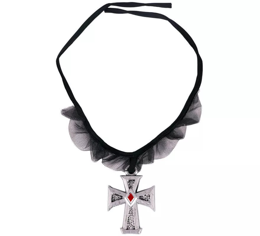 Translation missing: es.Collar con Cruz Gótica de 8 cm