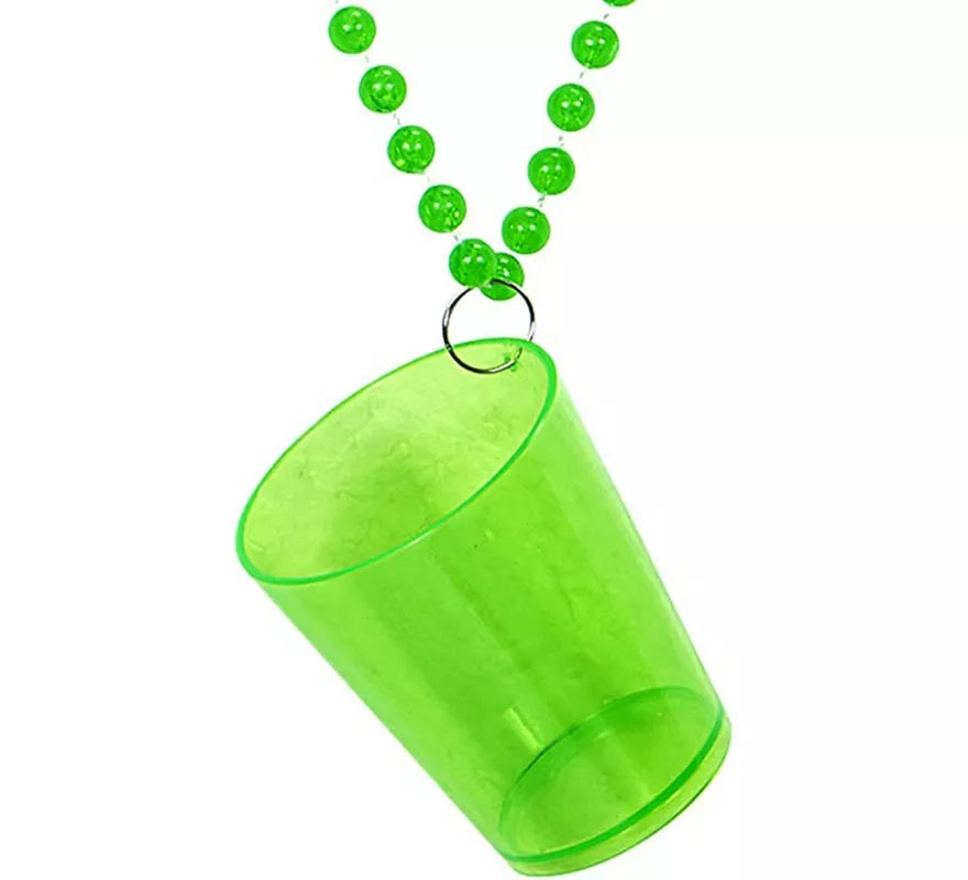 Translation missing: es.Collar con Vaso de Chupito Shot en varios colores neones