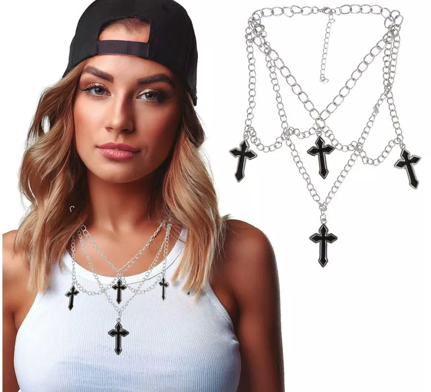 Translation missing: es.Collar de 4 Cruces Gótico