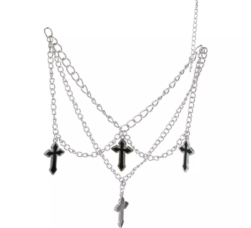 Translation missing: es.Collar de 4 Cruces Gótico