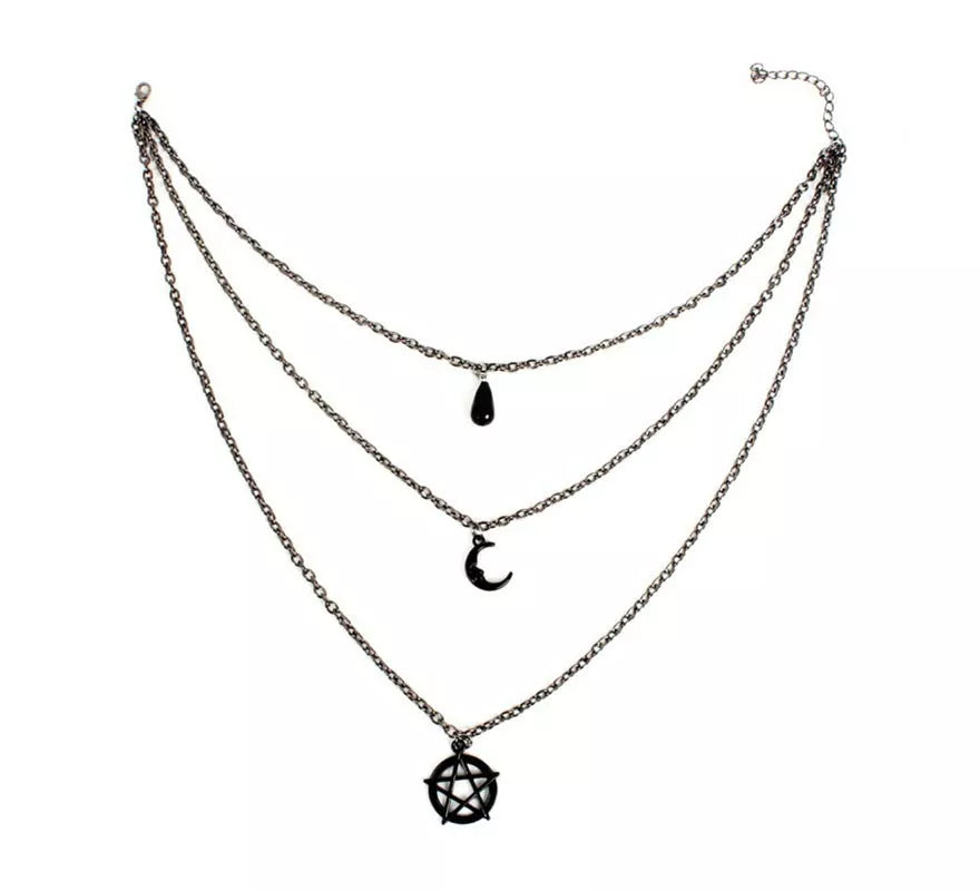 Translation missing: es.Collar de bruja símbolos oscuros