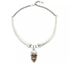 Collar de Calavera y Huesos