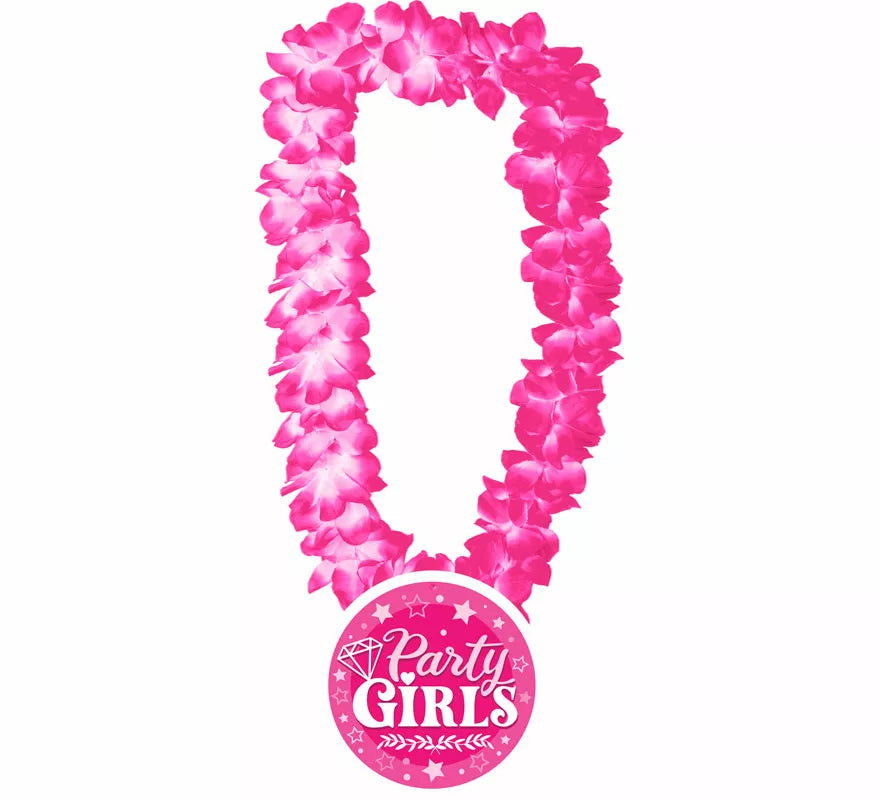 Translation missing: es.Collar de Flores rosa Party Girls