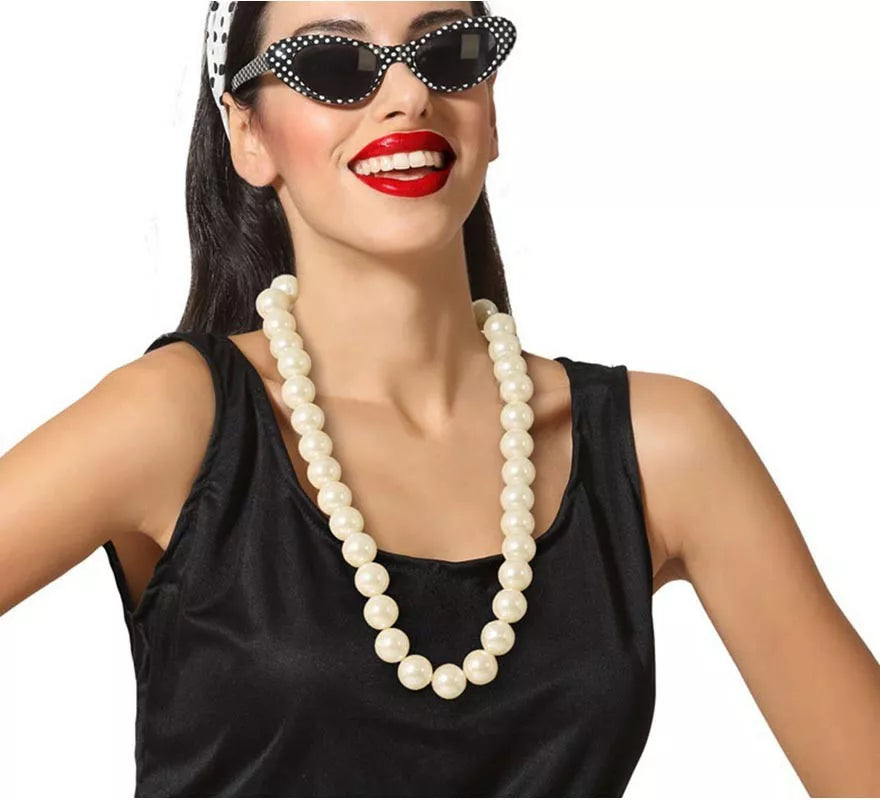 Translation missing: es.Collar de imitación de Perlas de Diva de Cine