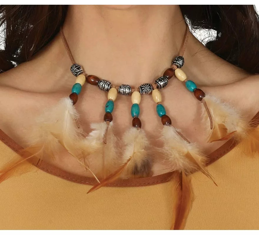 Translation missing: es.Collar de India con Plumas