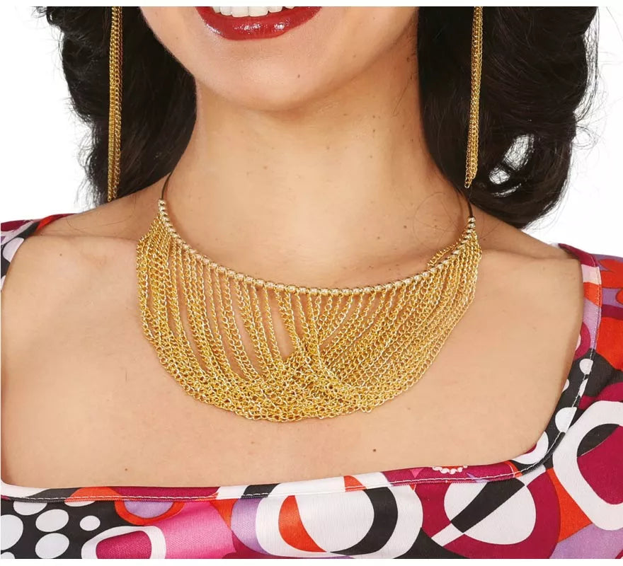 Translation missing: es.Collar de los años 70 metálico