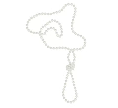 Collar de Perlas blancas de 65 cm