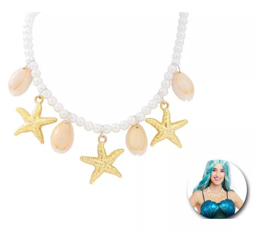 Translation missing: es.Collar de Sirena estrellas y perlas
