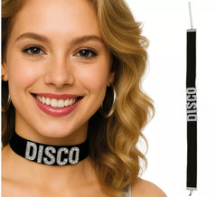 Collar Disco negro