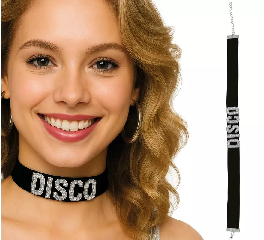 Translation missing: es.Collar Disco negro