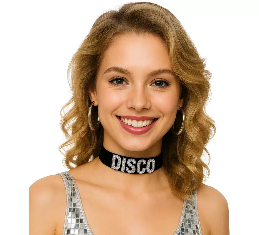 Translation missing: es.Collar Disco negro