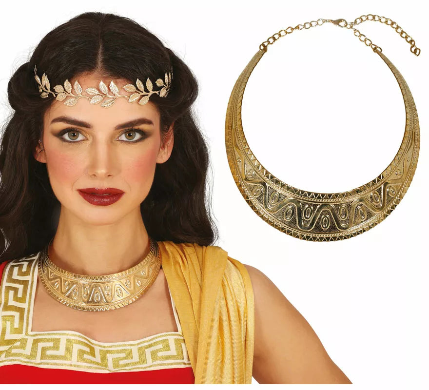 Collar Egipcio de metal adulto