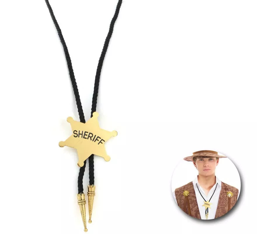 Translation missing: es.Collar Estrella Sheriff dorado