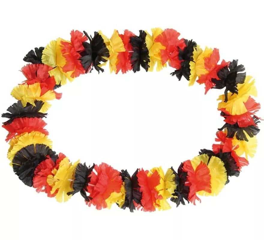 Translation missing: es.Collar Hawaiano colores de bandera de Alemania
