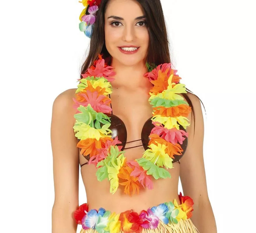 Translation missing: es.Collar Hawaiano Multicolor Neón