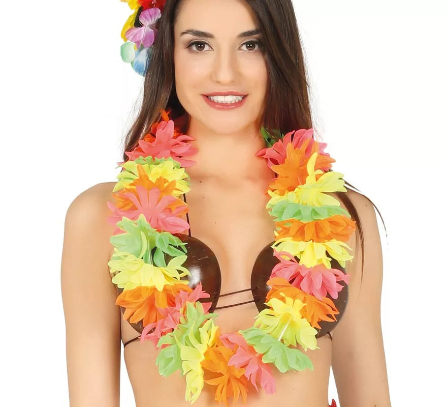 Translation missing: es.Collar Hawaiano Multicolor Neón