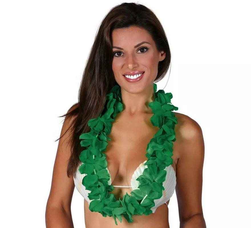 Translation missing: es.Collar Hawaiano Verde Oscuro