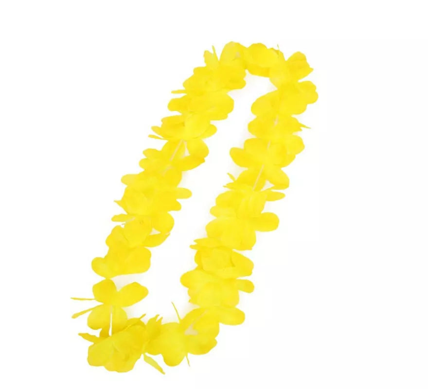 Translation missing: es.Collar Hawaii amarillo de 50 cm