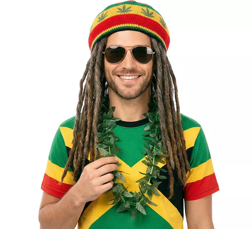 Translation missing: es.Collar Hojas de Marihuana adulto de 55 cm