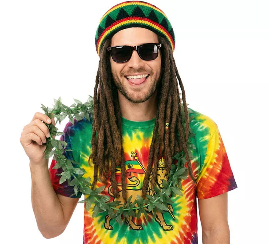 Translation missing: es.Collar Hojas de Marihuana adulto de 55 cm