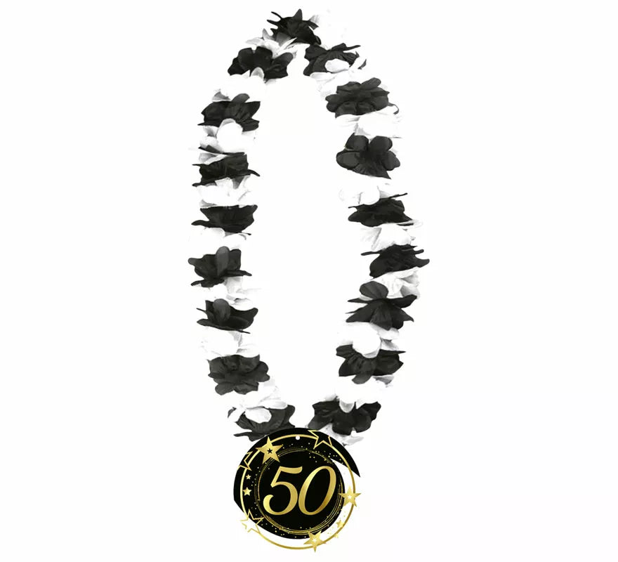 Translation missing: es.Collar Negro y Blanco de 50 Años