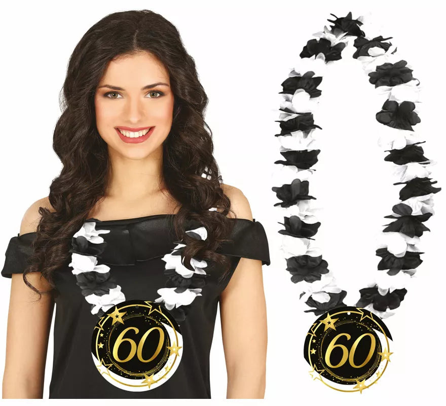 Translation missing: es.Collar Negro y Blanco de 60 Años