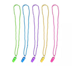 Collar Silbato de 42 cm colores surtidos