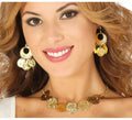Collar Y Pendientes con monedas de Zíngara