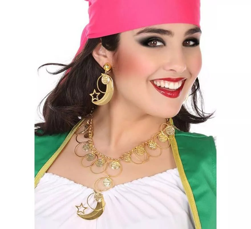 Translation missing: es.Collar y Pendientes de Zíngara