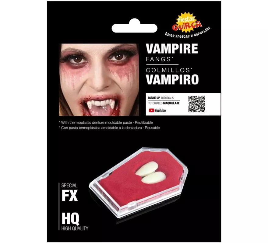 Translation missing: es.Colmillos de Vampiro medianos con pasta termoplástica