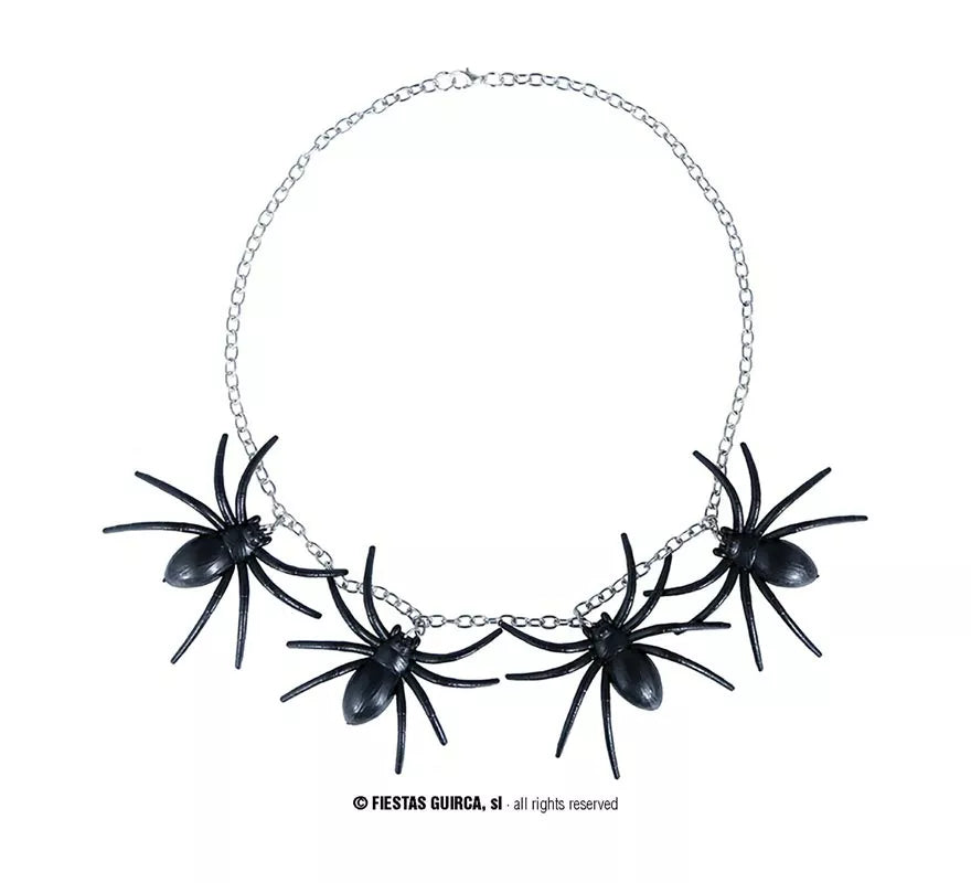 Translation missing: es.Conjunto de Collar y Pendientes de Arañas negras