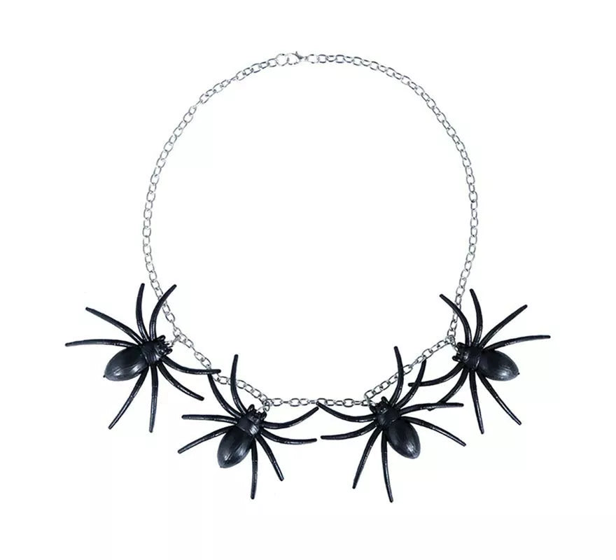 Translation missing: es.Conjunto de Collar y Pendientes de Arañas negras