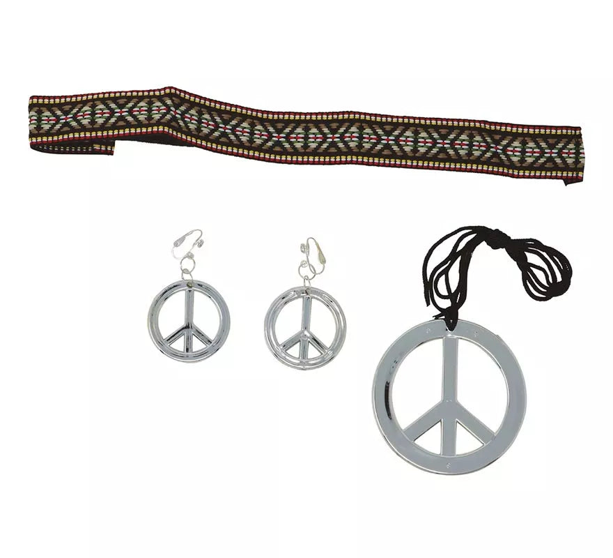 Translation missing: es.Conjunto Hippie de pendientes, collar y cinta