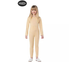 Conjunto Maillot Spandex en 2 piezas color beige para niños
